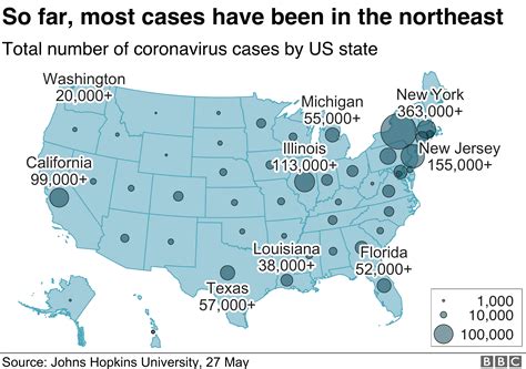 covid cases by state
